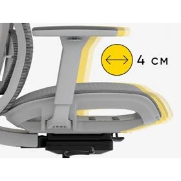 Фото - Крісло офісне Mealux Q1 Air Grey (HF Q-1 M/G)